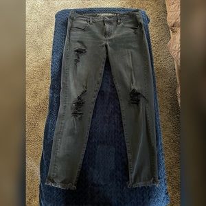 American Eagle Black Low Rise Jegging